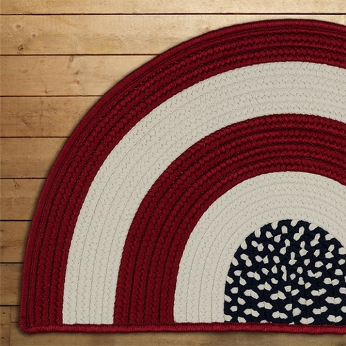 Colonial Mills Rug GY00A018X030S 18 x 30 in. Glory Slice Braided Rug  