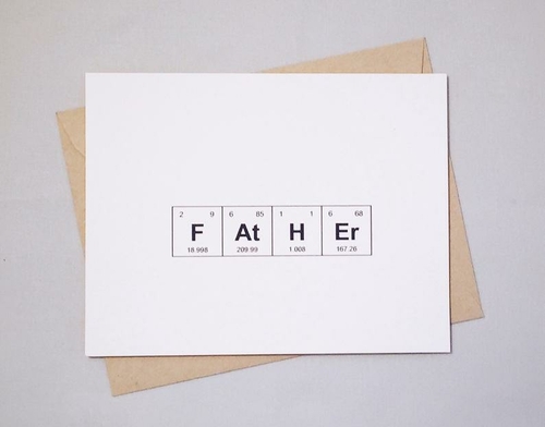 Father Sentimental Elements Card
