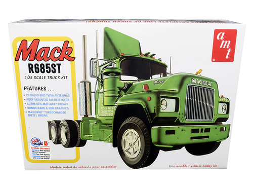 Skill 3 Model Kit Mack R685ST Semi Tractor Truck 1/25 Scale Model by