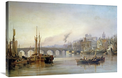 Global Gallery GCS-267165-36-142 36 in. A View of Newcastle from the R