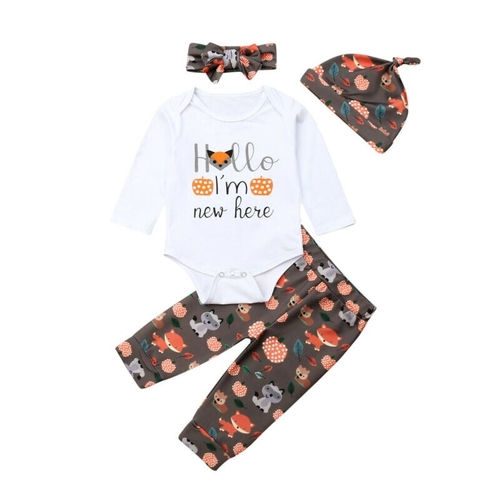 Pudcoco Autumn Toddler Kids Infant Baby Boy Girl