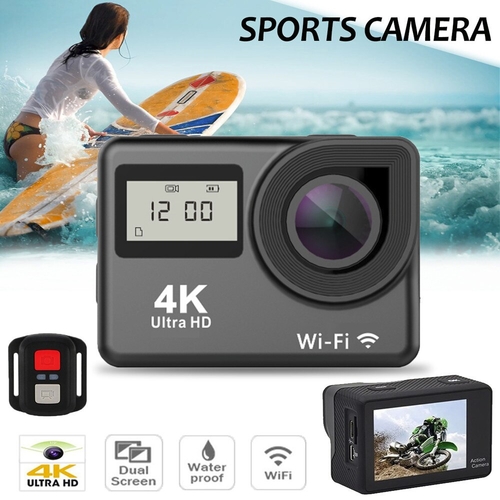 newWaterproof 4K Dual Screen Wifi HD 1080P Camera