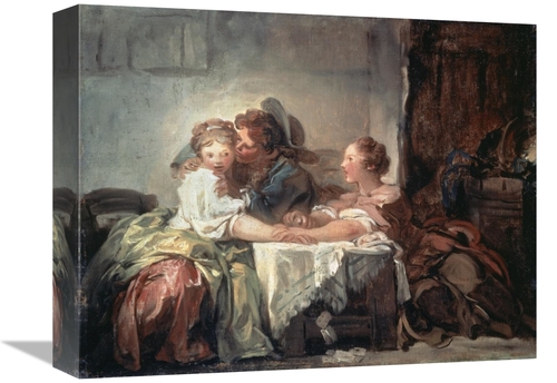 Global Gallery GCS-277594-16-142 16 in. The Captured Kiss Art Print - 