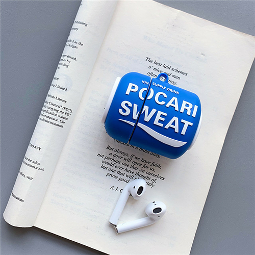 Pocari Sweat AirPods Case Silicone Soft case