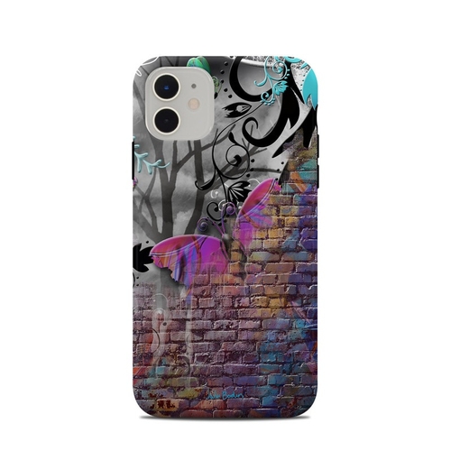 DecalGirl A11CC-BWALL Apple iPhone 11 Clip Case Skin - Butterfly Wall
