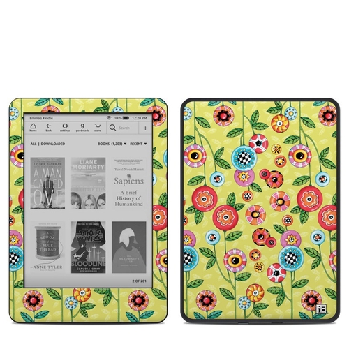 DecalGirl AK10G-BFLWRS Amazon Kindle 10th Gen Skin - Button Flowers