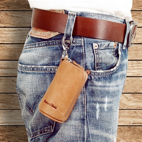 Leather Keychain Wallet