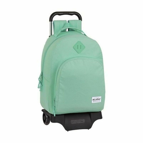 School Rucksack with Wheels 905 BlackFit8 M313G Turquoise (32 x 42 x