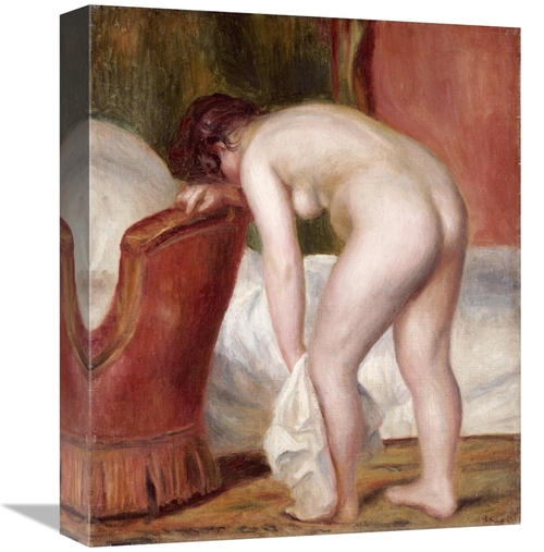 Global Gallery GCS-267113-16-142 16 in. Female Nude Drying Herself Art