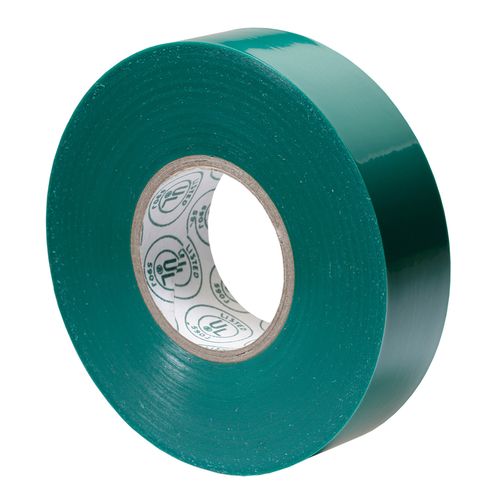 Ancor 335066 0.75 in. x 66 ft. Premium Electrical Tape, Green