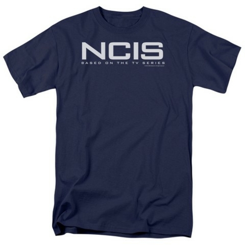 Trevco Ncis-Logo - Short Sleeve Adult 18-1 Tee - Navy- 2X