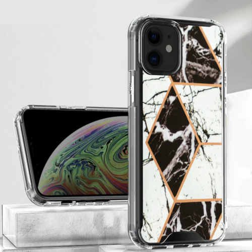 KIKO Marble Design Bumper Edge Protection Case for iPhone 13 Pro Max