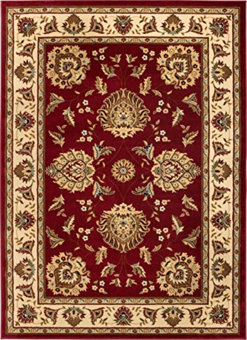 7 ft. 10 in. x 10 ft. 6 in. Timeless Abbasi Traditional Area Rug - Red