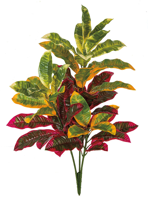 Autograph Foliages A-184025 34 in. Plyblend Croton Bush, Multicolo