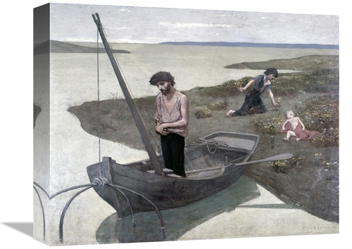 Global Gallery GCS-279496-16-142 16 in. Poor Fisherman Art Print - Pie