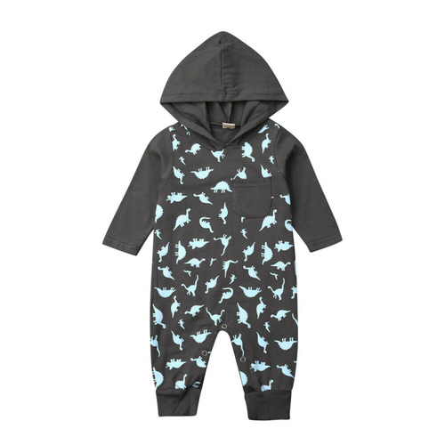 0 18M Newborn Baby Boys Rompers Clothes Dinosaur