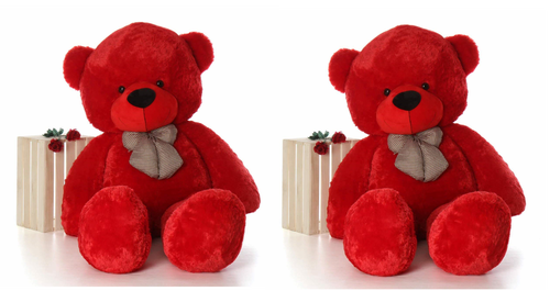 Softness Long Soft Lovable Giant Life Size Teddy Bear Pack of 2