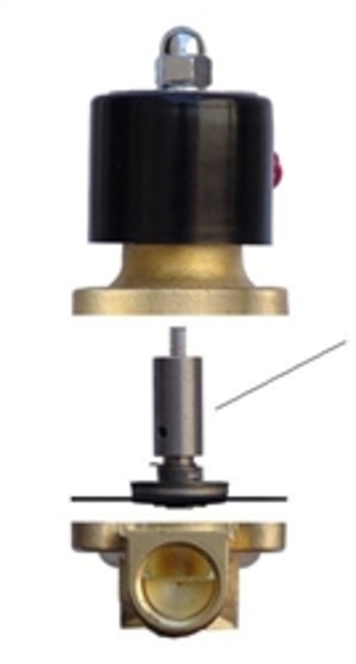 AirBagIt AIRVALVE-14 0.50 In. 15 Mm Replacement Brass Air Valve Rebuil