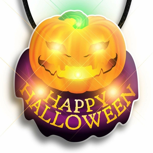 Blinkee 210000 Happy Halloween Pumpkin Flashing Body Light Necklace