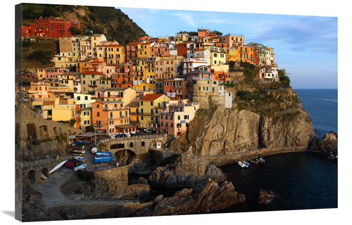 Global Gallery GCS-486516-40-142 40 in. Cinque Terra Evening Art Print