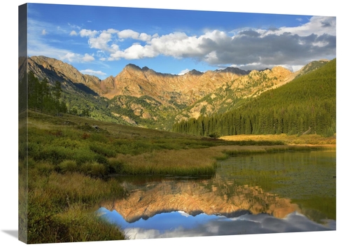Global Gallery GCS-396010-2432-142 24 x 32 in. Mt Powell & Piney Lake&