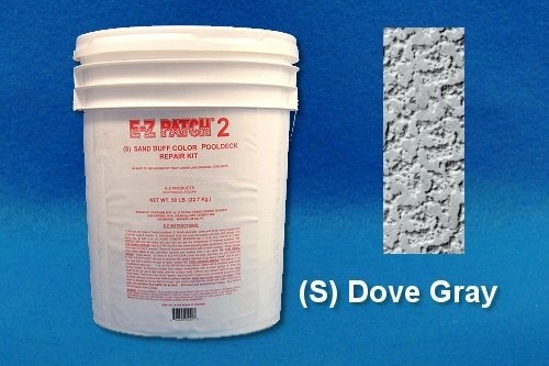 EZ Products EZP-063 50 No. POOLDECK REPAIR - - S DOVE GRAY 50 LB. EACH