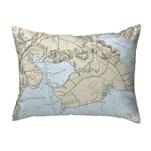 Betsy Drake NC12289OC 16 x 20 in. Occoquan, VA Nautical Map Noncor