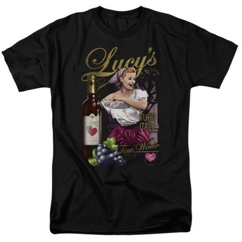 Trevco Lucy-Bitter Grapes Short Sleeve Adult 18-1 Tee- Black - 3X