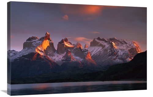 Global Gallery GCS-453418-2436-142 24 x 36 in. Cuernos Del Paine At Da