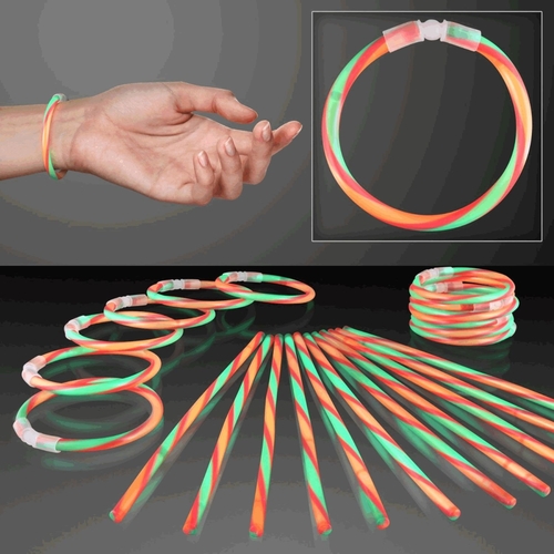 Blinkee 1145050 Spiral Glowstick Bracelet - Pack of 25