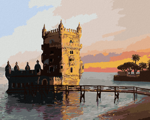 Paint by Numbers - THE TOWER IN LISABON