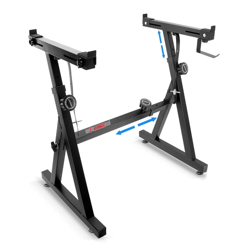 5Core Keyboard Stand Z Style Heavy Duty Sturdy Piano Riser Height