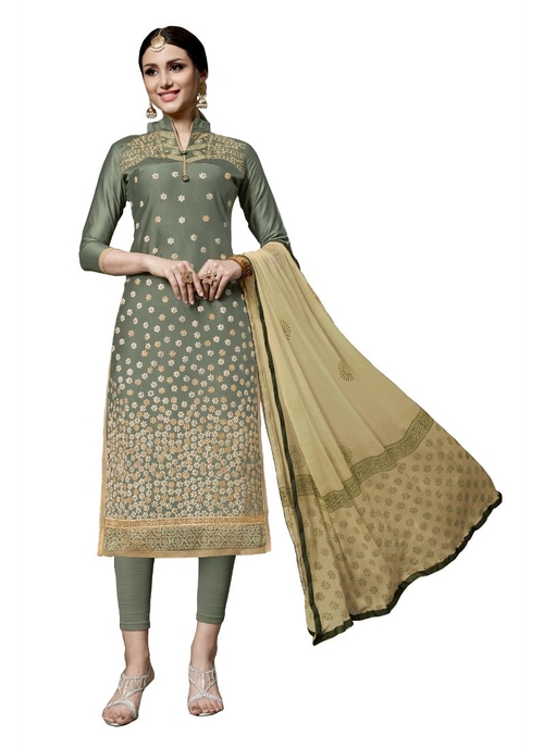 Generic Women's Cotton Salwar Material (Light