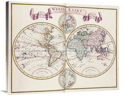 Global Gallery GCS-267400-36-142 36 in. Nieue Hand-Atlas Art Print - I