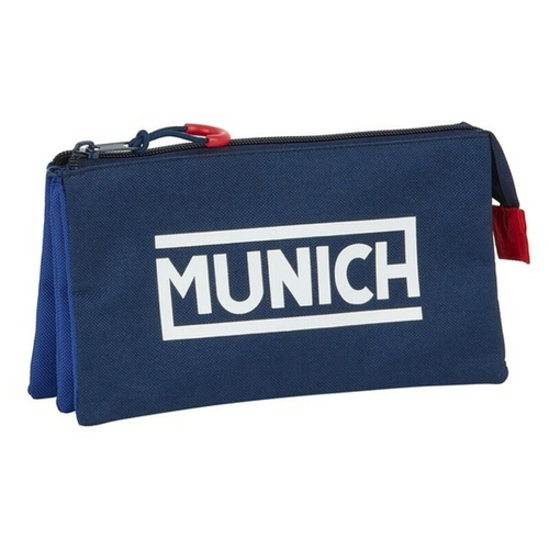 Holdall Munich Retro Blue Dark blue 22 x 12 x 3 cm