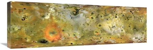 Global Gallery GCS-459314-1236-142 12 x 36 in. Surface of Io Composite