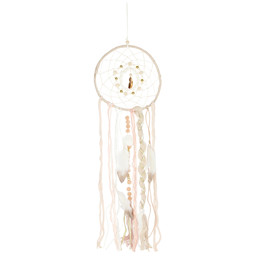 Pink Pom Pom Dreamcatcher