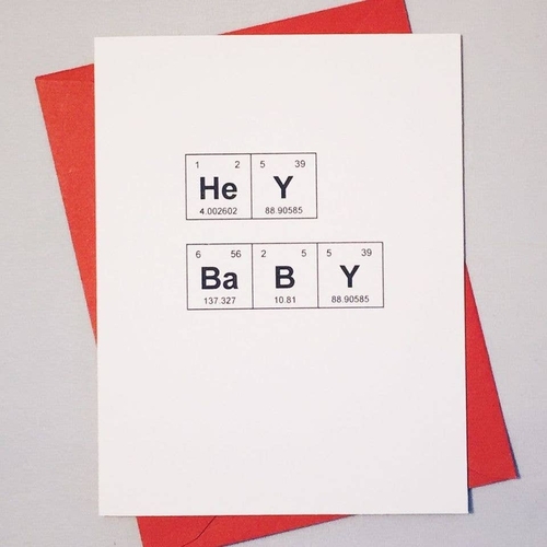 Hey Baby Sentimental Elements Card