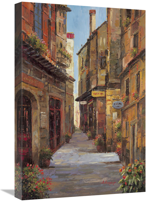 Global Gallery GCS-131033-1624-142 16 x 24 in. Village Alleyway Art Pr