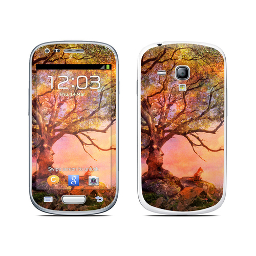 DecalGirl SG3M-FOXSUN Samsung Galaxy S III Mini Skin - Fox Sunset