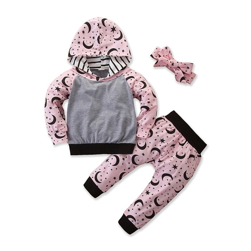 baby girl clothes Set 3PCS newborn baby girl