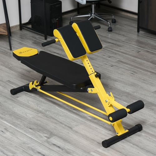 Soozier Upgraded Multi-Functional Hyper Extension Bench Dumbbell Bench