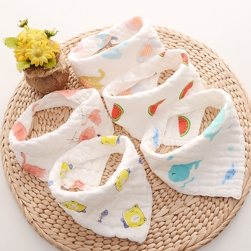 Muslin Baby Bibs Girls Boys Baby Cloth Babador