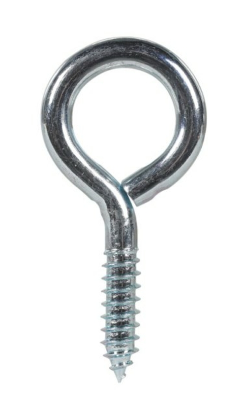 Hampton 02-3468-559 Large Screw Eye Bolt  0.437 x 3.875 in. - pack of 