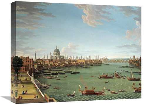 Global Gallery GCS-266639-22-142 22 in. The Thames from the Terrace of
