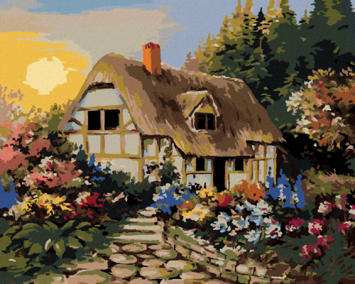 Paint by Numbers - FAIRYTALE COTTAGE