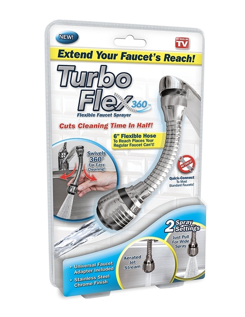 Trendstar TF-CD6 Turbo Flex 360 Swivel Spray Faucet Sink Hose