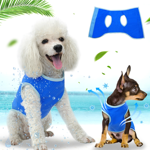 Summer Dog Cooling Vest Harness Pet Mesh Cool Vest