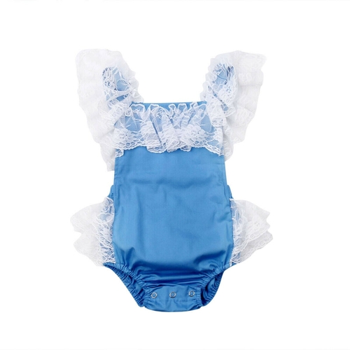 0 24M Baby Bodysuit Cute Newborn Baby Girl Lace