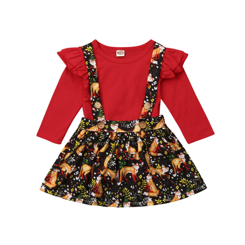  Kids Baby Girs Long Sleeve Tops Animal